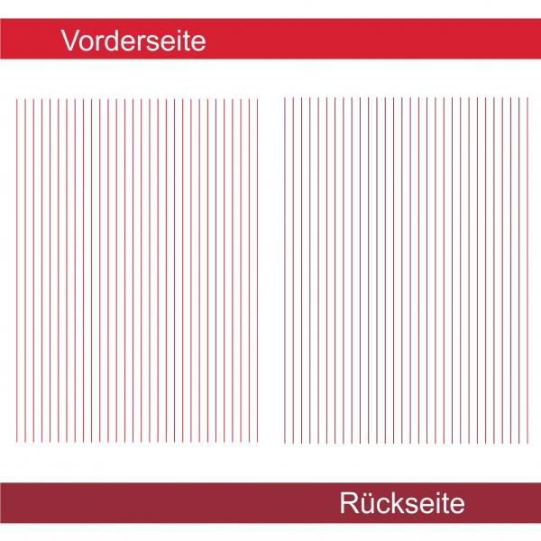 Fein gestreift rot - Designpapier